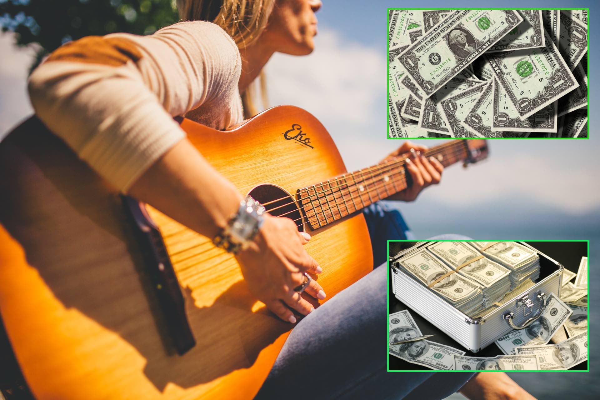 spend a lot of money on a brand new guitar